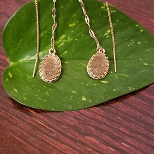 Gold plated Earrings, Dangle